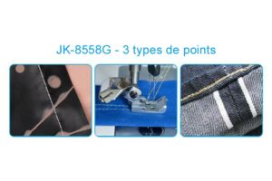3 types de points - Machine Jack JK-8558G