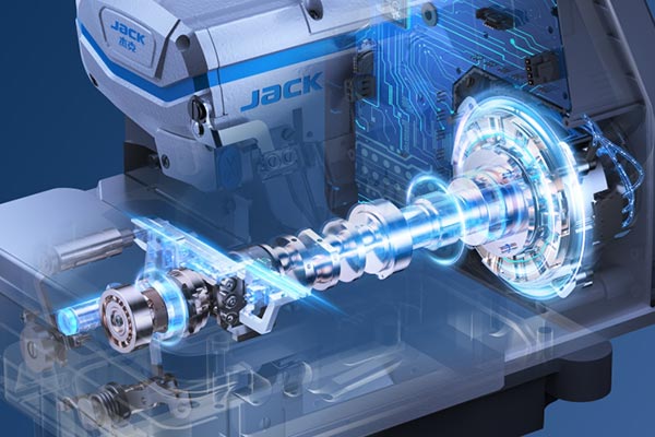 Alimentation du tissu intelligente et précise - Surjeteuse Jack C7