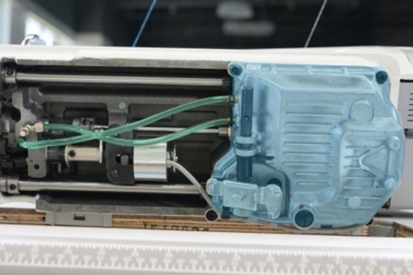 carter-huile-scelle-lubrification-machine-a-coudre-jack-a5e-a Système de lubrification fermé - JACK A5E-A