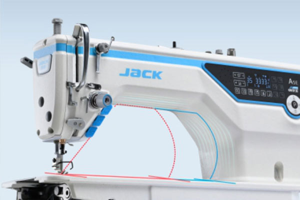 chassis-allonge-machine-a-coudre-industrielle-jack-a5e-a Châssis allongé de la machine à coudre industrielle Jack A5E-A